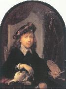 DOU, Gerrit Self-Portrait oil painting on canvas